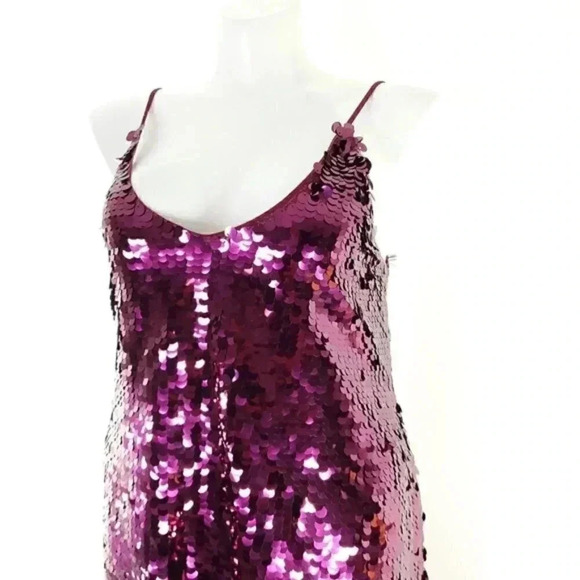 Free People Paillette sequin Party Midi/ maxi Slip - Picture 6 of 8